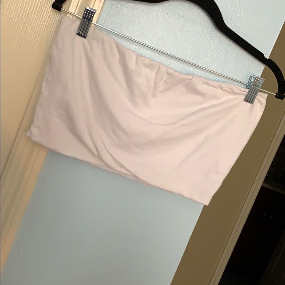 Fashion nova white tube top